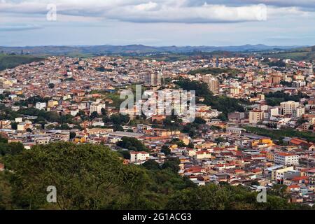 Teilansicht der Stadt Sao Joao del Rei, Mias Gerais, Brasilien Stockfoto