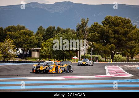 20 Rob Hodes (USA), Garett Grist (CAN), Charles Crews (USA), Ligier JS P320 - Nissan TEAM VIRAGE, Aktion während der 2021 4 Stunden von Le Castellet, 3. Lauf der 2021 European Le Mans Series, vom 04. Bis 06. Juni 2021 auf dem Circuit Paul Ricard, in Le Castellet, Frankreich - Foto François Flamand / DPPI Stockfoto