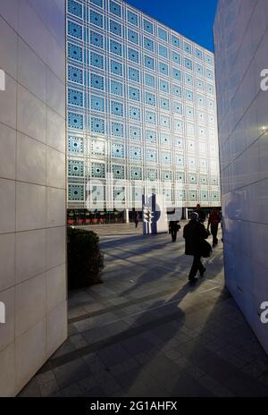 Frankreich, paris (75), Arab World Institute von Jean Nouvel Architekt Stockfoto