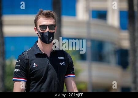 Baku, Aserbaidschan. Juni 2021. Daniil Kvyat (RUS, Alpine F1 Team), F1 Grand Prix von Aserbaidschan auf dem Baku City Circuit am 5. Juni 2021 in Baku, Aserbaidschan. (Foto von HOCH ZWEI) Quelle: dpa/Alamy Live News Stockfoto