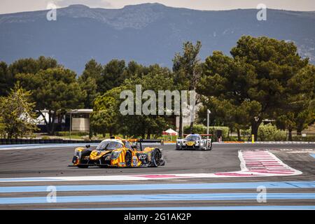 Le Castellet, Frankreich. Juni 2021. 20 Rob Hodes (USA), Garett Grist (CAN), Charles Crews (USA), Ligier JS P320 - Nissan TEAM VIRAGE, Aktion während der 2021 4 Stunden von Le Castellet, 3. Lauf der 2021 European Le Mans Series, vom 04. Bis 06. Juni 2021 auf dem Circuit Paul Ricard, in Le Castellet, Frankreich - Foto Francois Flamand/DPPI/LiveMedia Kredit: Unabhängige Fotoagentur/Alamy Live News Stockfoto