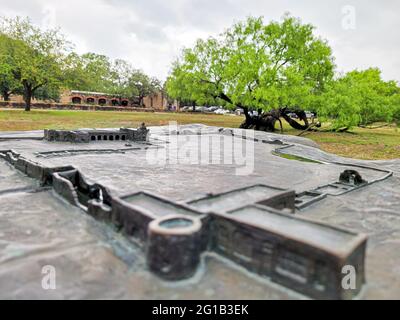 Mission Espada Stockfoto