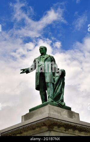 Nashville, Tennessee, USA. Die Statue von John W. Thomas im Centennial Park. Stockfoto