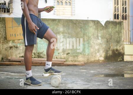 Ausrüstung für das Training von Boxhandschuhen par Stockfoto