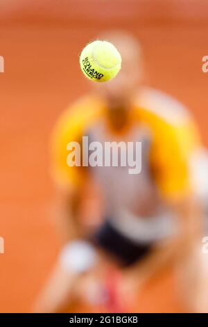 Paris, Frankreich. Juni 2021. Tim Puetz aus Deutschland beim French Open Grand Slam Tennisturnier 2021 in Roland Garros, Paris, Frankreich. Frank Molter/Alamy Live Nachrichten Stockfoto