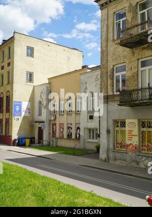 Bialystok, Polen - 03. Juni 2021: Die Cytron Synagoge in Bialystok, Polen, Europa. Jüdisches Erbe in Białystok. Stockfoto