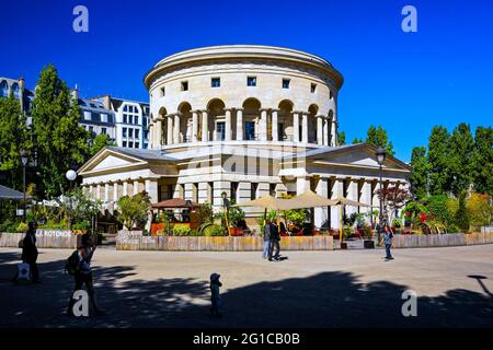 RESTAURANT ROTUNDE VON LA VILLETTE IN PARIS, FRANKREICH Stockfoto