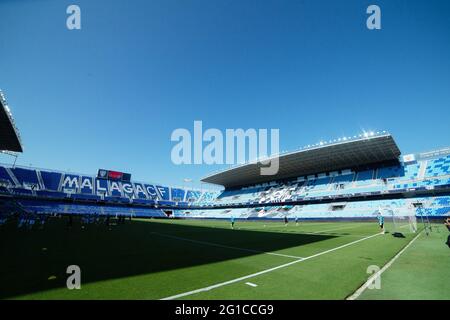 Allgemeine Ansicht beim internationalen Freundschaftsspiel zwischen Norwegen und Griechenland am 6. Juni 2021 im La Rosaleda Stadium in Malaga, Spanien - Foto Joaquin Corchero / Spanien DPPI / DPPI / LiveMedia Stockfoto