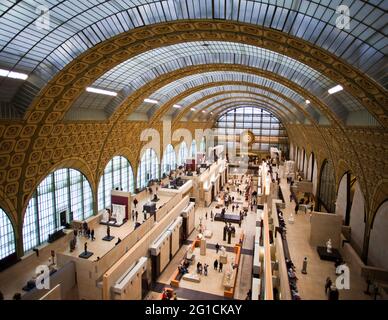 Im Musée d'Orsay, Paris Stockfoto
