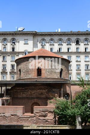 Kirche St. George Rotunda ist die älteste Kirche in Sofia, Bulgarien. Stockfoto