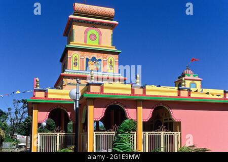 FRANKREICH. REUNION ISLAND. SAINT PIERRE. HINDU-TEMPEL Stockfoto