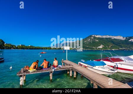 FRANKREICH, HAUTE-SAVOIE, ANNECY Stockfoto