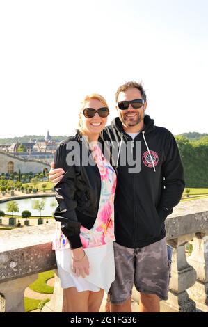 FRANKREICH, YVELINES (78) DOMAINE DE VERSAILLES, AUSTRALISCHE TOURISTEN AUS BROOME Stockfoto