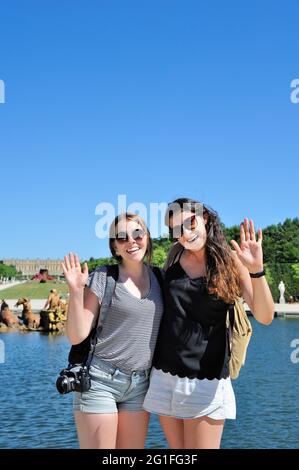 FRANKREICH, YVELINES (78) DOMAINE DE VERSAILLES, DIE GÄRTEN, KANADISCHER TOURIST Stockfoto