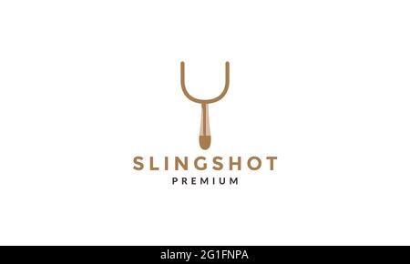 slingshot Logo Symbol Vektor Symbol Illustration Grafik Design Stock Vektor