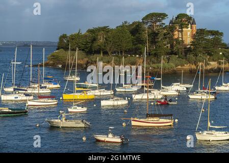 Frankreich, Ile et Vilaine, Cote d'Emeraude (Smaragdküste), Saint Briac sur Mer, le Essay, Le Essay Castle Stockfoto