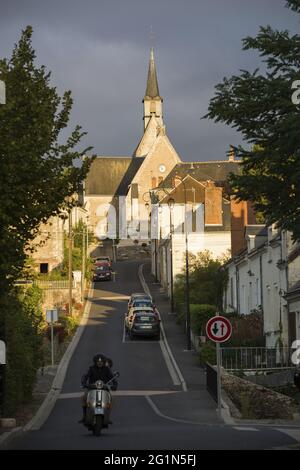 Frankreich, Indre et Loire, Loire-Tal, von der UNESCO als Weltkulturerbe anerkannt, Francueil Stockfoto