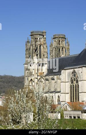 Frankreich, Meurthe und Moselle, Toul, St. Etienne Kathedrale im gotischen Stil zwischen dem 13. Und 15. Jahrhundert erbaut Stockfoto