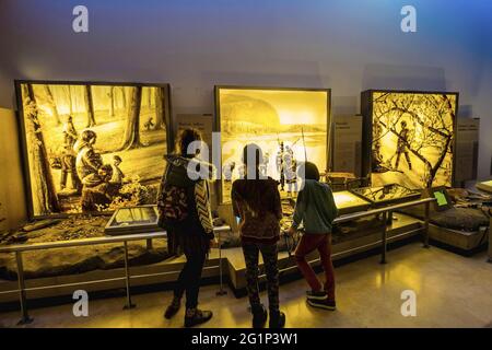 Spanien, Kantabrien, Sentillana del Mar, ornaierte prähistorische Höhle von Altamira Stockfoto