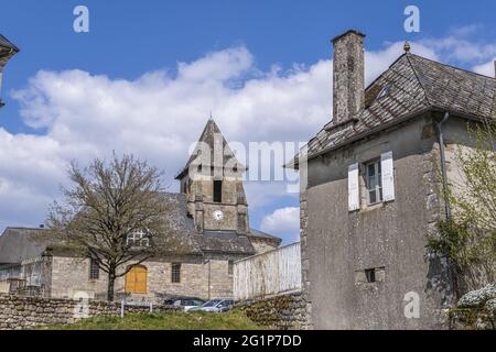 Frankreich, Correze, Servieres le Chateau, Dordogne-Tal Stockfoto