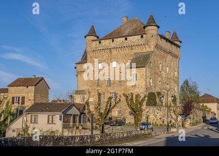 Frankreich, Lot, die Burg aus dem 13. Und 16. Jahrhundert Stockfoto