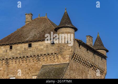 Frankreich, Lot, die Burg aus dem 13. Und 16. Jahrhundert Stockfoto