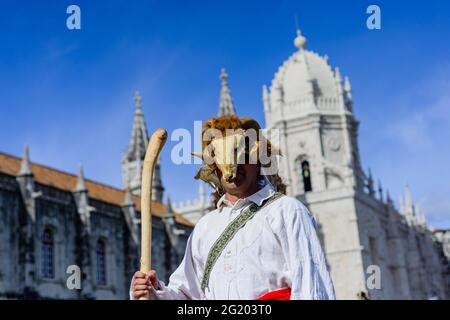 Internationales Festival der Iberischen Maske (Lissabon) Stockfoto