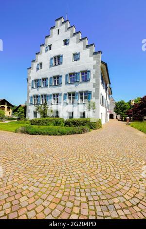 Äbtisshaus gebaut 1678 in Tänikon, Aadorf, Kanton Thurgau. Stockfoto