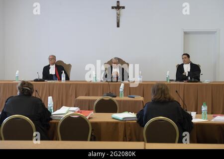 Rom, Italien. Juni 2021. 6. Juni 2021 : der neue Mehrzwecksaal der Vatikanischen Museen Credit: Independent Photo Agency/Alamy Live News Stockfoto