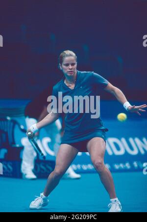 Der belgische Tennisspieler Kim Clijsters, 2001 Stockfoto