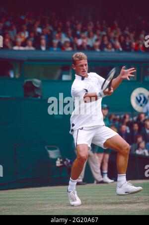 Argentinischer Tennisspieler David Nalbandian, Wimbledon, Großbritannien 2002 Stockfoto