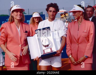 Spanischer Tennisspieler Tomas Carbonell, Venedig, Italien 1993 Stockfoto