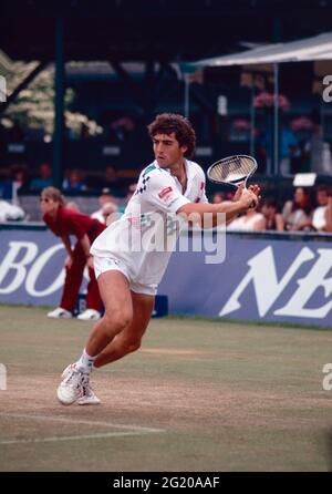 Spanischer Tennisspieler Tomas Carbonell, Davis Cup 1991 USA vs. Spanien Stockfoto