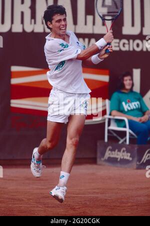 Der spanische Tennisspieler Francisco Clavet, 1990er Stockfoto