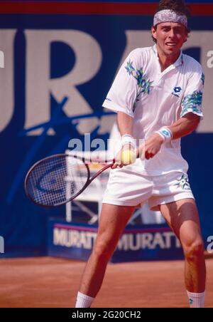 Der spanische Tennisspieler Francisco Clavet, 1990er Stockfoto