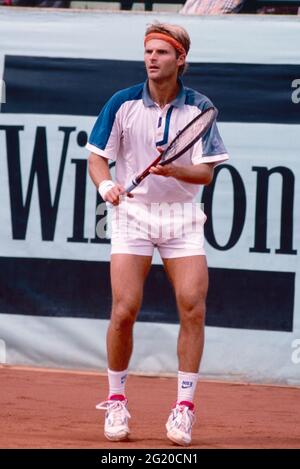 Französischer Tennisspieler Thierry Champion, 1990er Stockfoto