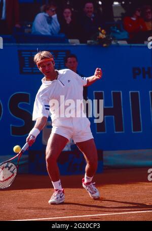 Französischer Tennisspieler Thierry Champion, 1990er Stockfoto