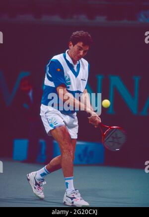 Russischer Tennisspieler Andrei Tscherkassow, 1990er Jahre Stockfoto