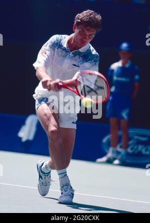 Russischer Tennisspieler Andrei Tscherkassow, 1990er Jahre Stockfoto