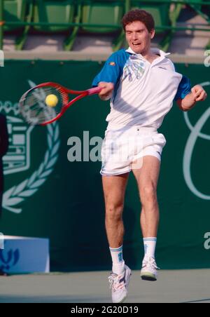 Russischer Tennisspieler Andrei Tscherkassow, 1990er Jahre Stockfoto