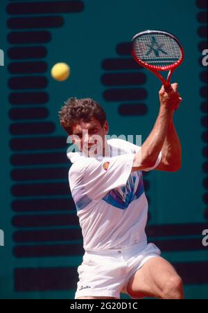 Russischer Tennisspieler Andrei Tscherkasov, Roland Garros, Frankreich 1992 Stockfoto