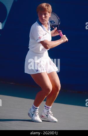 Die italienische Tennisspielerin Sandra Cecchini, US Open 1995 Stockfoto