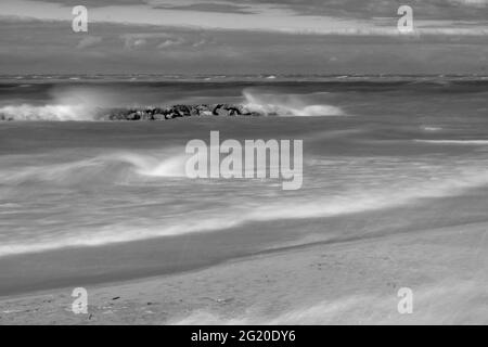 Presque Isle State Park November Storm #2 Stockfoto