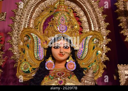 Bengalische Göttin Durga Stockfoto