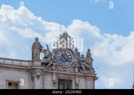 Verschiedene Ansichten der Vatikanstadt Stockfoto