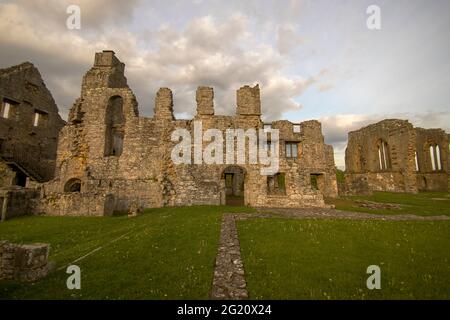 Die Ruinen der Egglestone Abbey in der Nähe von Castle Barnard in der Grafschaft Durham, Großbritannien Stockfoto