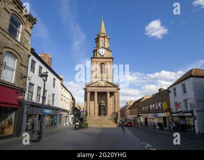 Das Rathaus in Berwick-upon-Tweed in Northumberland, Großbritannien Stockfoto