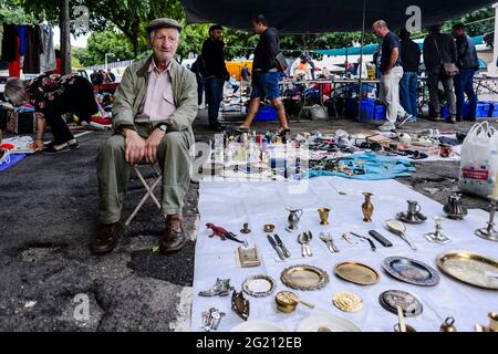 Feira da Ladra (Lissabon) Stockfoto