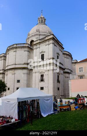 Feira da Ladra (Lissabon) Stockfoto