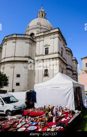 Feira da Ladra (Lissabon) Stockfoto